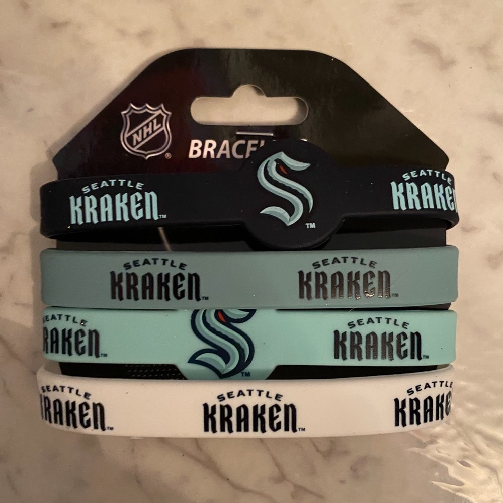 Seattle kraken nhl hockey bracelets- new 🏒
